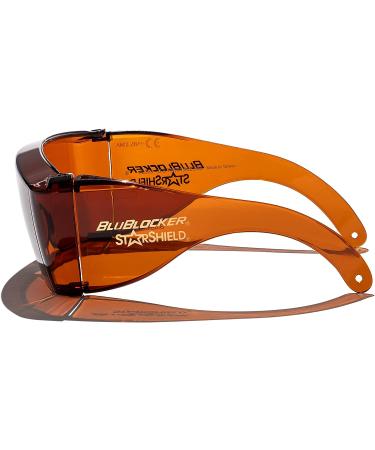 BluBlocker StarShield Fit Over Sunglasses | Scratch Resistant Lens | Blocks 100% Blue Light, UVA & UVB Rays | Retro Style | Gender Neutral | 2355K - Buy Online on SooperMarket.com