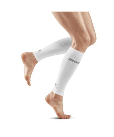 CEP - Ultralight compression stockings women Calf Sleeves White Gr.S with light compression stabilizing socks breathable sockets