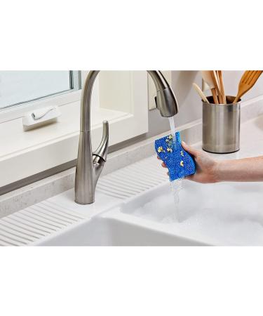 Scotch-Brite Scrub Dots Non-Scratch Scrub Sponge - Pack of 3 | Ideal for Washing Dishes and Kitchen Cleaning | Rinses Clean - Buy Online on SooperMarket.com