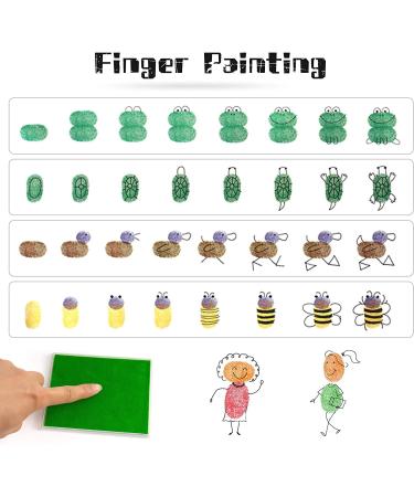Washable Kids Ink Pad 5x4'' - Black - Ideal for Children's Stamping Projects - Buy Online on SooperMarket.com