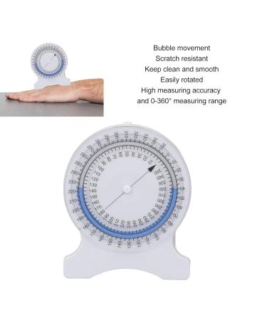 Inclinometer Good Sealing Bubble Therapy Inclinometer Scratch Resistant Clean Easy Rotation Non Leak for Students Professionals for Measure Motion Range (Blue) - Buy Online on SooperMarket.com