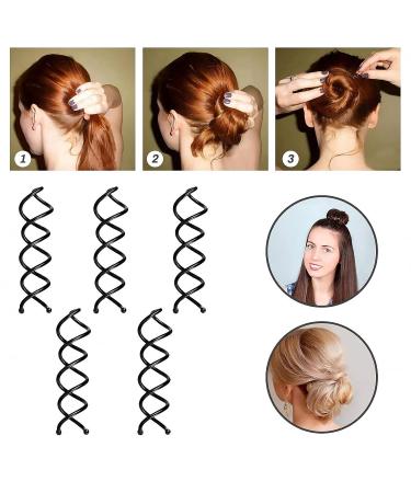25 PCs Hair Styling Accessories Kit - Braided Clips & Foam Pads for DIY Hairstyles | Hair Tool Set for Girls - Buy Online on SooperMarket.com
