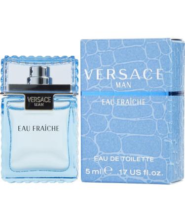 VERSACE MAN EAU FRAICHE by Gianni Versace EDT .17 OZ MINI for MEN ---(Package Of 2)
