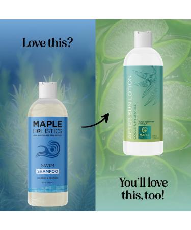 After Swim Shampoo for Kids & Adults - Chlorine Removal Clarifying Shampoo with Tea Tree & Rosemary - Gentle Swim Shampoo for Swimmers - Buy Online on SooperMarket.com