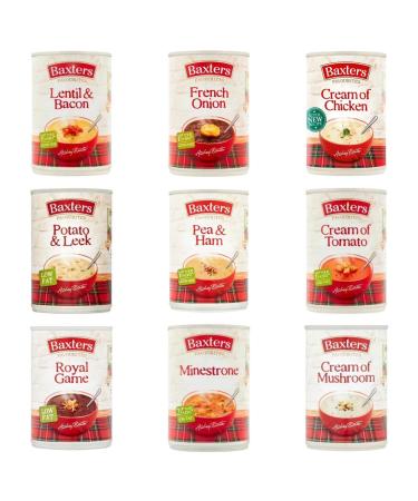 Baxters Favourites Soup Bundle - Contains 9 x Tins (400g)