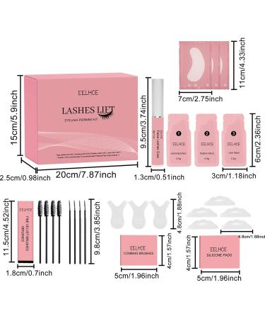 Eyelash Lift Kit Curl Eyelash Lamination Kit Beginners DIY Lash Lift Set Gentle For Lash Semi-Permanent Curling Thick No Smudge Lash Lift Lamination Eyelashes Friendly Easy To Use - Buy Online on SooperMarket.com