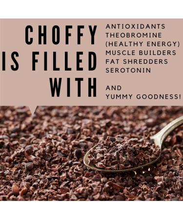 Choffy Brewed Cacao Coffee Alternative - 10 Oz Ecuador French Roast Flavor | Caffeine-Free Ground Drinking for Coffee & Dark Chocolate Lovers | Healthy Rich Chocolate Drink for Mood & Energy Boost - Buy Online on SooperMarket.com