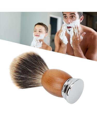 Professional Portable Shaving Brush - Ergonomic & Elegant Composite Wood Bart Care for Men | Perfect for Hairdressing Salons - Buy Online on SooperMarket.com