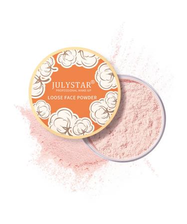 Pink Setting Powder Loose Face Powder Matte Soft Smooth Oil Control Long Lasting Loose Setting Powder Makeup For Natural Flawless 02 Pink Complexion