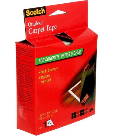 Scotch Outdoor Carpet Tape for Concrete  Patios & Decks  1.3 in x 13 yd  1 Roll 13 yards Outdoor - Buy Online on SooperMarket.com