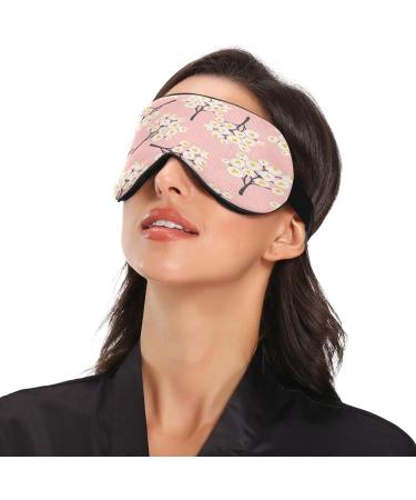 WELLDAY Cute Berry Floral Sleep Mask - Adjustable Comfort Blindfold for Men and Women - Buy Online on SooperMarket.com