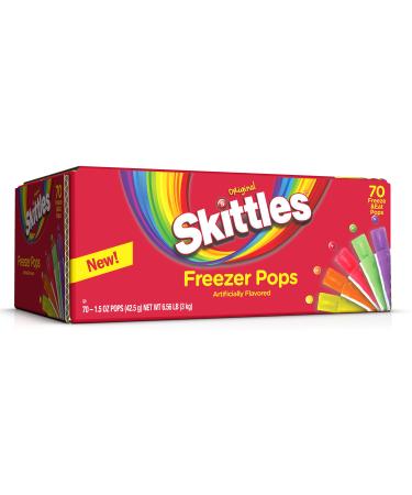 Skittles Freezer Pops, strawberry, 70 Count
