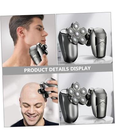 Buy 2 Sets Electric Shaver for Men - Rechargeable Beard Razor with 6 Heads | International Shipping Available - Buy Online on SooperMarket.com