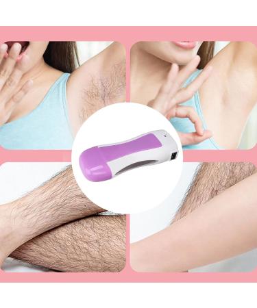 Compact Roll-On Wax Heater for Hair Removal - Portable Cartridge Slows Hair Growth 100ml EU 220V - Perfect for International Delivery - Buy Online on SooperMarket.com