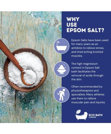 Eco Bath London Relaxing Epsom Salt Soak 250g - White - Pack of 1 - Buy Online on SooperMarket.com