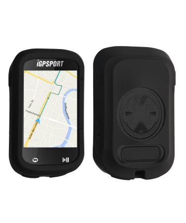kwmobile case compatible with IGPSPORT BSC200 - Silicone GPS Bicycle Case Protective Cover - in Black
