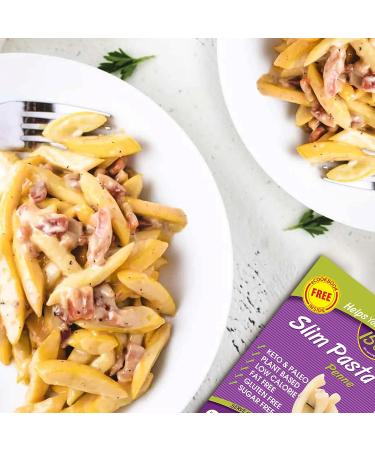 Keto Organic Konjac Penne Pasta - Zero Carb, Sugar & Gluten Free | Plant Based Vegan Diet | Konjac Flour & Oat Fiber | Healthy Instant Meal (200g) Pack of 6 - Buy Online on SooperMarket.com