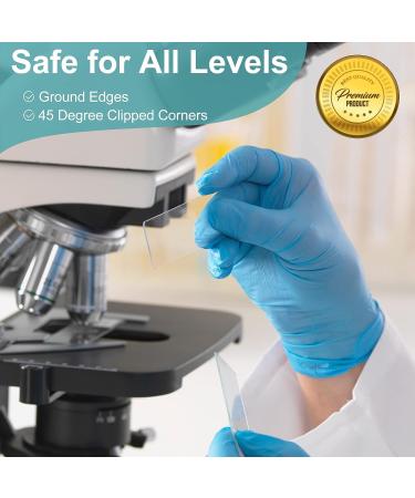 Unifrog Microscope Slides and Covers - 50 Blank Glass Slides, 100 Coverslips - for Microscopy Experiments | Suitable for Most Microscopes - Buy Online on SooperMarket.com