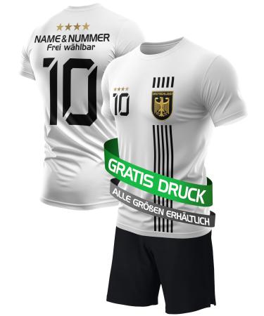 De fanshop germany jersey children set for young men football jersey with shorts personalized football shirt gift for national team fans