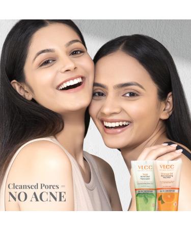 VLCC Tulsi Acne Clear Face Wash - 150 ml | Best Acne Treatment | Buy Online Internationally - Buy Online on SooperMarket.com