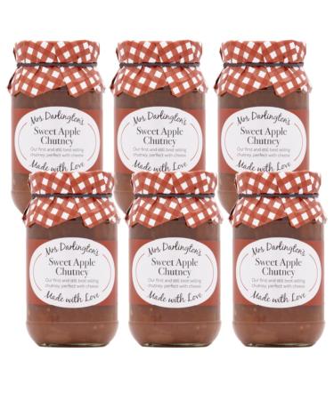 Mrs Darlington's Sweet Apple Chutney - 312g - Pack of 6