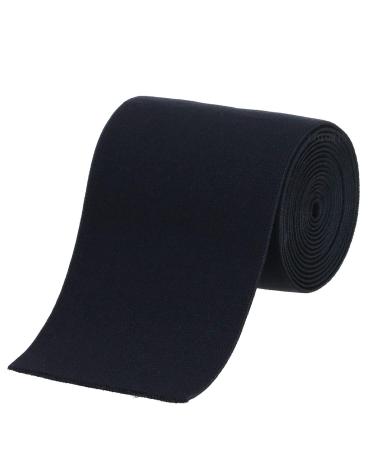 COTOWIN 3-inch Black Plush Elastic Soft Comfortable Sewing Elastic - 2 Yards 3