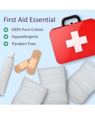 Swisspers Cotton Strips 100% Cotton Soft & Absorbent Hypoallergenic Reclosable Bag 3 Bags (1.76 oz Each) - Buy Online on SooperMarket.com
