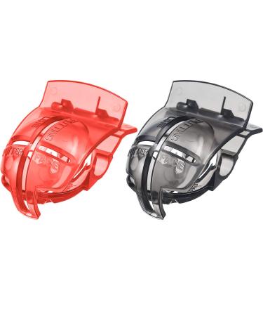 2 Pack Golf Ball Line Liner Drawing Marking Alignment Putting Tool Black and Red