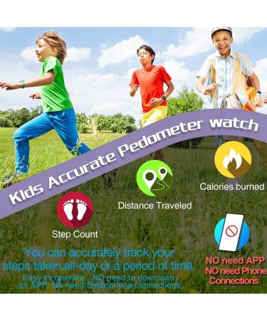 Kids Led Pedometer Watch   Digital Steps Tracker   Non-Bluetooth  Vibrating Alarm Clock  Stopwatch  Great Gift for Children Teens Girls Boys Square- White - Buy Online on SooperMarket.com