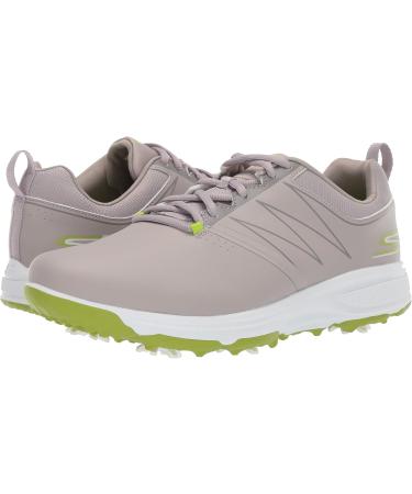 Skechers Men's Torque Waterproof Golf Shoe - 43 EU Gray Synthetic with Lime Trim | International Shipping Available - Buy Online on SooperMarket.com