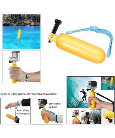 TEKCAM Floating Hand Grip for Gopro Hero/AKASO/Remali Waterproof Cameras - Orange - Buy Online on SooperMarket.com
