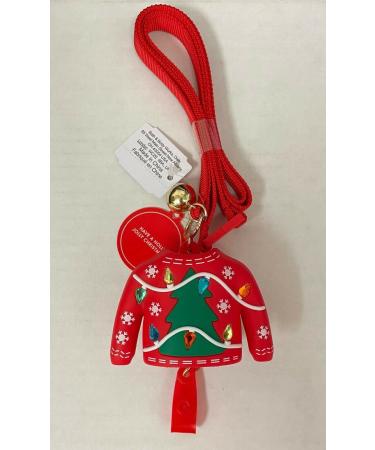 Bath Body Works Hand Sanitizer & Badge Holder Lanyard Ugly Sweater