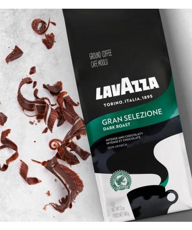 Buy Lavazza Gran Selezione Dark Roast Ground Coffee 12 oz - Premium Espresso Blend - Buy Online on SooperMarket.com