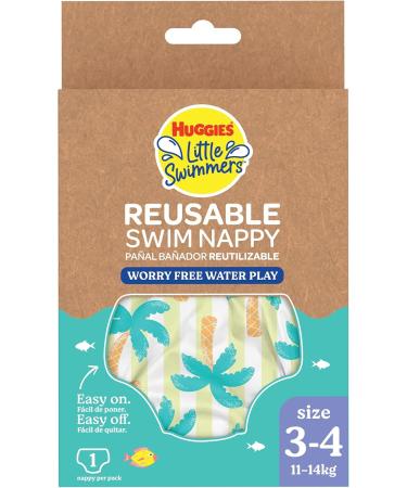 Huggies Little Swimmers Reusable Swim Diapers Size 3-4 Tropical (11-14 kg) - Best for International Shipping - Buy Online on SooperMarket.com