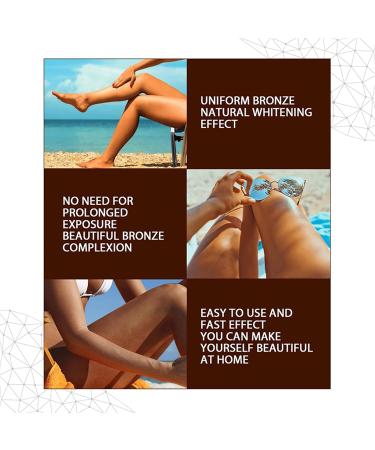 Shefave Tanning Accelerator Mousse 100 ml Sunbed Tanning Accelerator Long Lasting Quick Tanning Oil Self-Tanning Oil Tanning Accelerator Effective for Sunbed & Outdoor Sun - Buy Online on SooperMarket.com