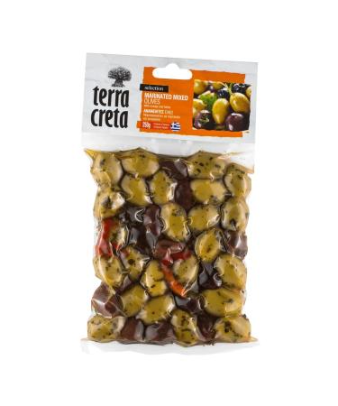 Marinated Mixed Olives With Orange and Herbs | Kalamata Greece | Terra Creta | 250g