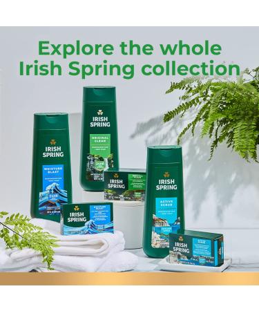 Irish Spring Original Clean Body Wash for Men - 20 Fl Oz (Pack of 2) | Fresh Scent & Long-Lasting Clean - Buy Online on SooperMarket.com