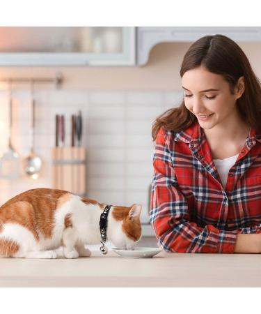 2PCS Breakaway Cat Collars with Bell - Adjustable Safe Kitten Collars - Glow in The Dark - Black&Purple - Buy Online on SooperMarket.com