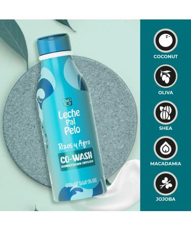 Leche Pal Pelo Curl Bliss Co-Wash - Sulfate-Free Hydration with Shea Butter & Macadamia for Defined Curls | 14.9 oz - International Shipping Available - Buy Online on SooperMarket.com