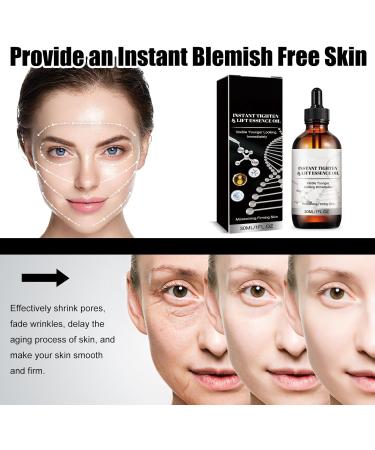 Instant Face Lift Essence Oil Vitamin C Serum For Face Face Serum For Women Anti Wrinkle Serum For Face Neck Eye Tightening & Lifting Hydrating Serum Pore Minimizer With Collagen Hyaluronic Acid - Buy Online on SooperMarket.com