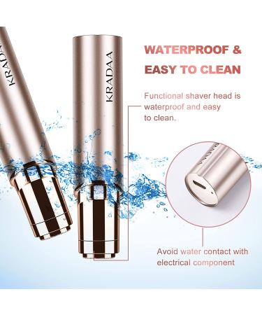 Women's Facial Hair Remover - Painless Portable Shaver for Lip & Chin | USB Rechargeable - Buy Online on SooperMarket.com