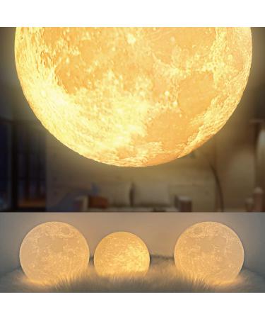 Balkwan 3D Moon Lamp - Dimmable USB Touch Lamp for Kids & Lovers | Ideal Birthday & Bedroom Romantic Gift (4.7 inch) - Buy Online on SooperMarket.com
