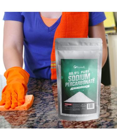 2 lbs Premium Sodium Percarbonate Oxygen Bleach Powder - 99.9% Pure - Multi-Use - Eco-Friendly - Ecoxall Chemicals - Buy Online on SooperMarket.com