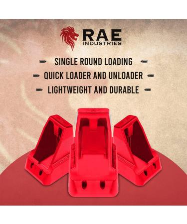 RAEIND Universal Speedloader for 9mm Double Stack Handguns - Red - Buy Online on SooperMarket.com