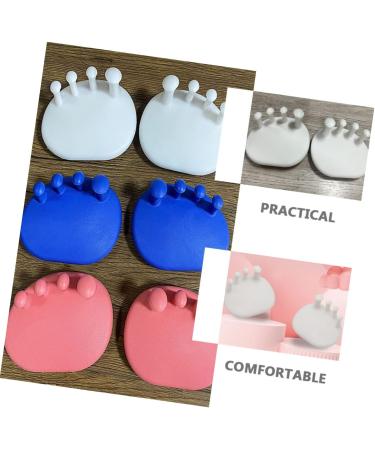 Silicone Toe Spacers - 1 Pair for Bunion Relief and Nail Polish - Pinky Dividers for Varus and Valgus - Men and Women's Foot Care Tool - Buy Online on SooperMarket.com