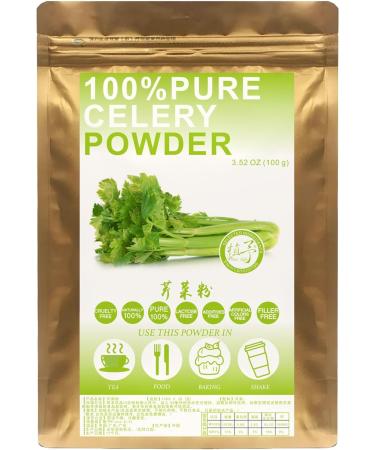 Plant Gift 100% Celery Powder 100G/3.25oz Non-GMO Powder No Filler No additives Natural Chinese Flour Adds Flavor and Taste Great Flavor for Drinks 2UK-PO0081 - Buy Online on SooperMarket.com