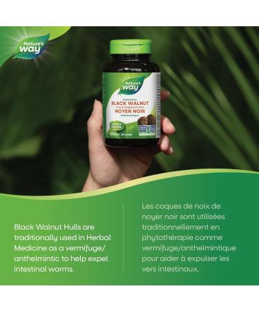 Nature's Way Black Walnut Hulls Health Supplement 100 Vegetarian Capsules - Buy Online on SooperMarket.com