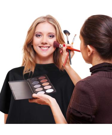 2 Pcs Waterproof Makeup & Hair Cape Set - Salon Barber Bib for Hair Dye & Styling in Black - Buy Online on SooperMarket.com