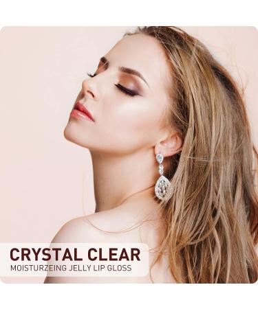 Ofanyia Crystal Lip Gloss Set - 12 Shimmering Colors | Long-Lasting Moisturizing Lip Tint for Kids, Teens, Women - Buy Online on SooperMarket.com