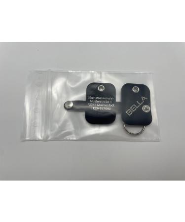 Custom Engraved Copter Farm Dog Brand Bag | Art & Real Leather | Push Button Collar | Personalized Dog Accessories - Buy Online on SooperMarket.com